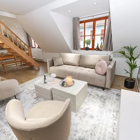 Weinquartier Weingarten Dachloft, 90 Qm, Altstadt, Kueche, 3 Schlafzimmer, Dachterrasse Naumburg (Saale)