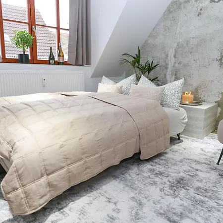 Weinquartier Weingarten Dachloft, 90 Qm, Altstadt, Kueche, 3 Schlafzimmer, Dachterrasse * Naumburg (Saale)